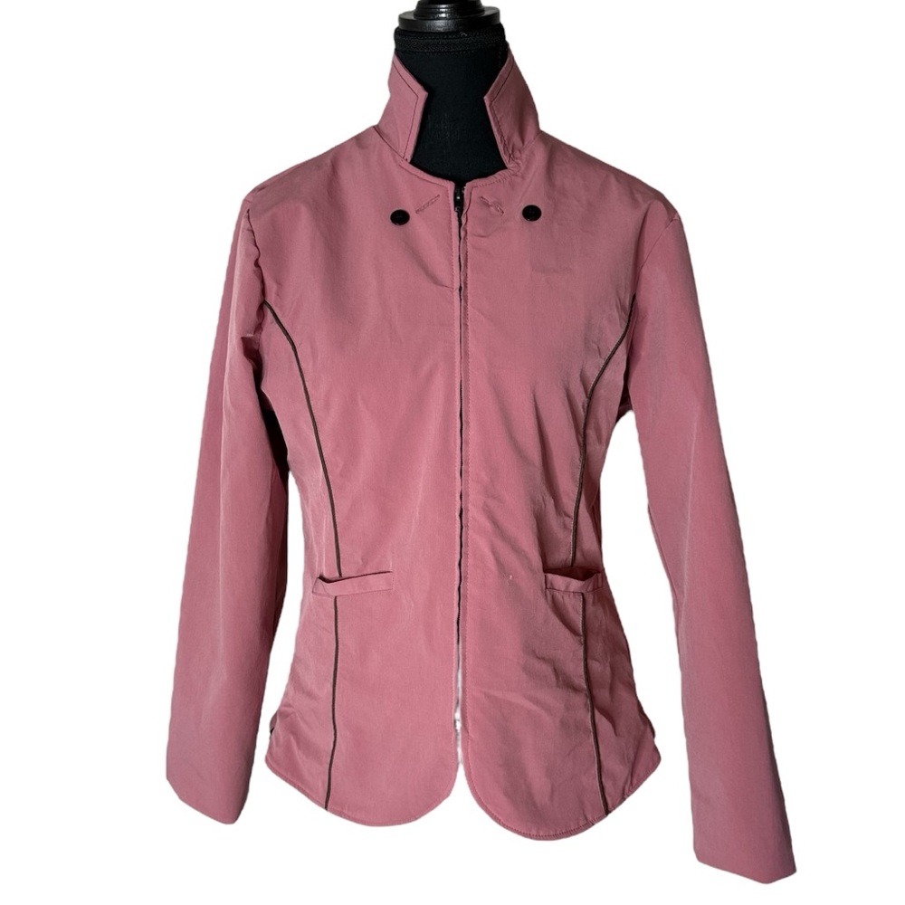 EQUINE COUTURE Pink Geneva Stretch Shell Jacket Riding Horse Equestrian Medium